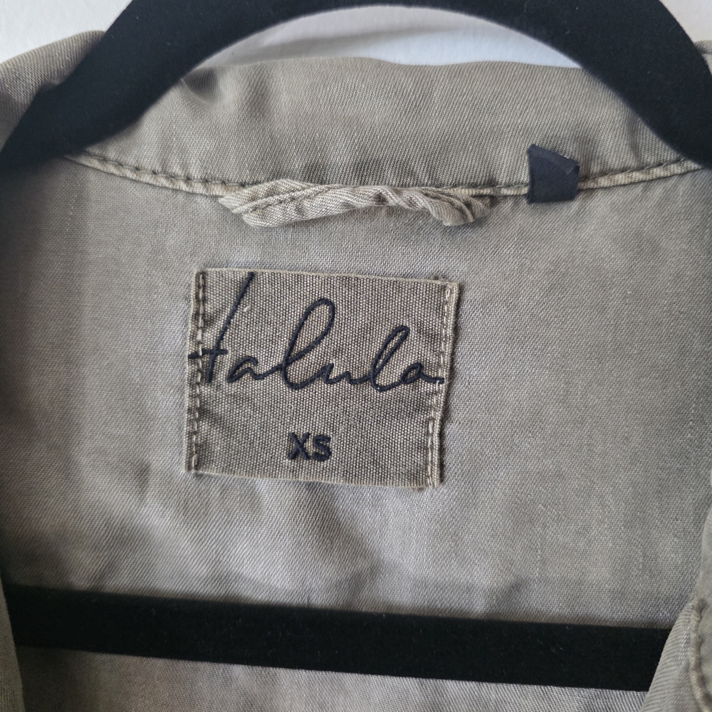 Talula Olive Green Utility Jacket Aritzia Cargo Military - Picture 3 of 7